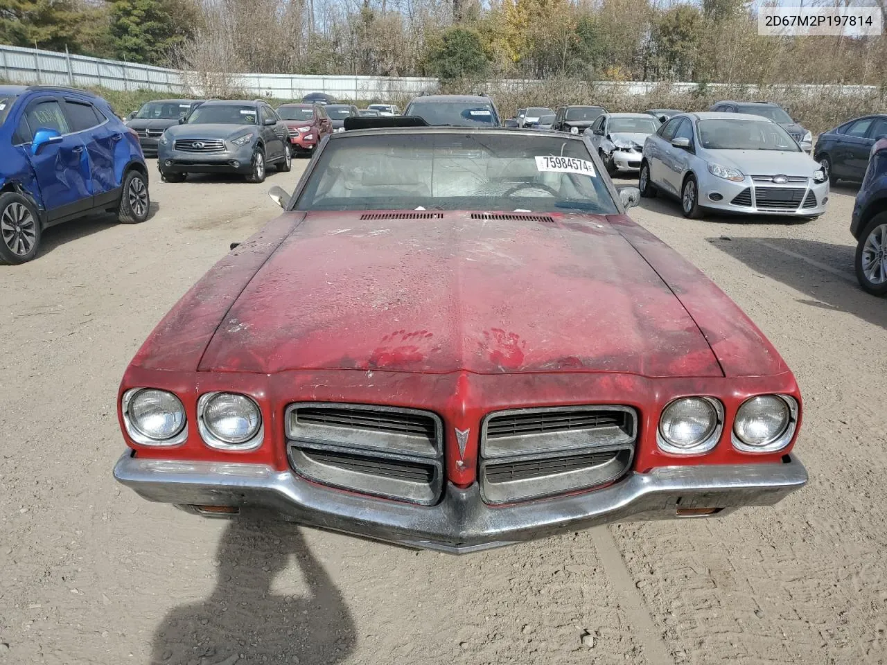 1972 Pontiac Le Mans VIN: 2D67M2P197814 Lot: 75984574