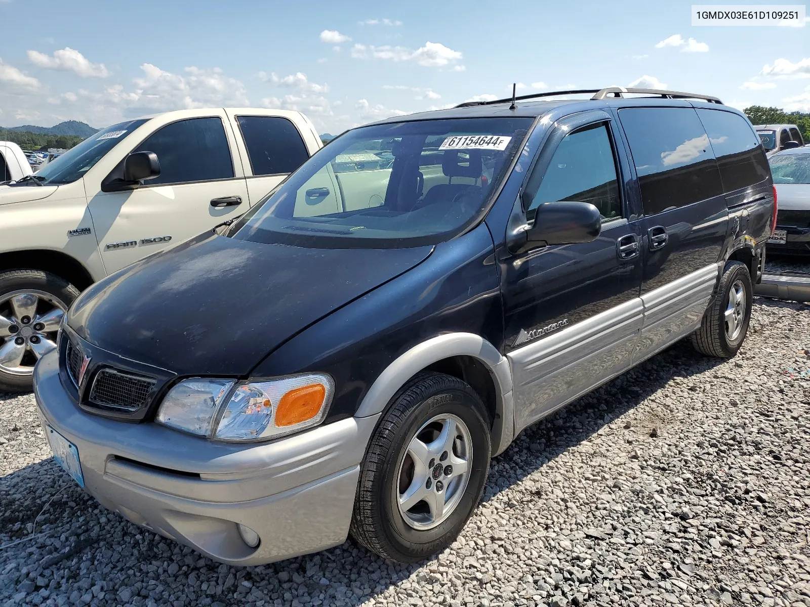 2001 Pontiac Montana VIN: 1GMDX03E61D109251 Lot: 61154644