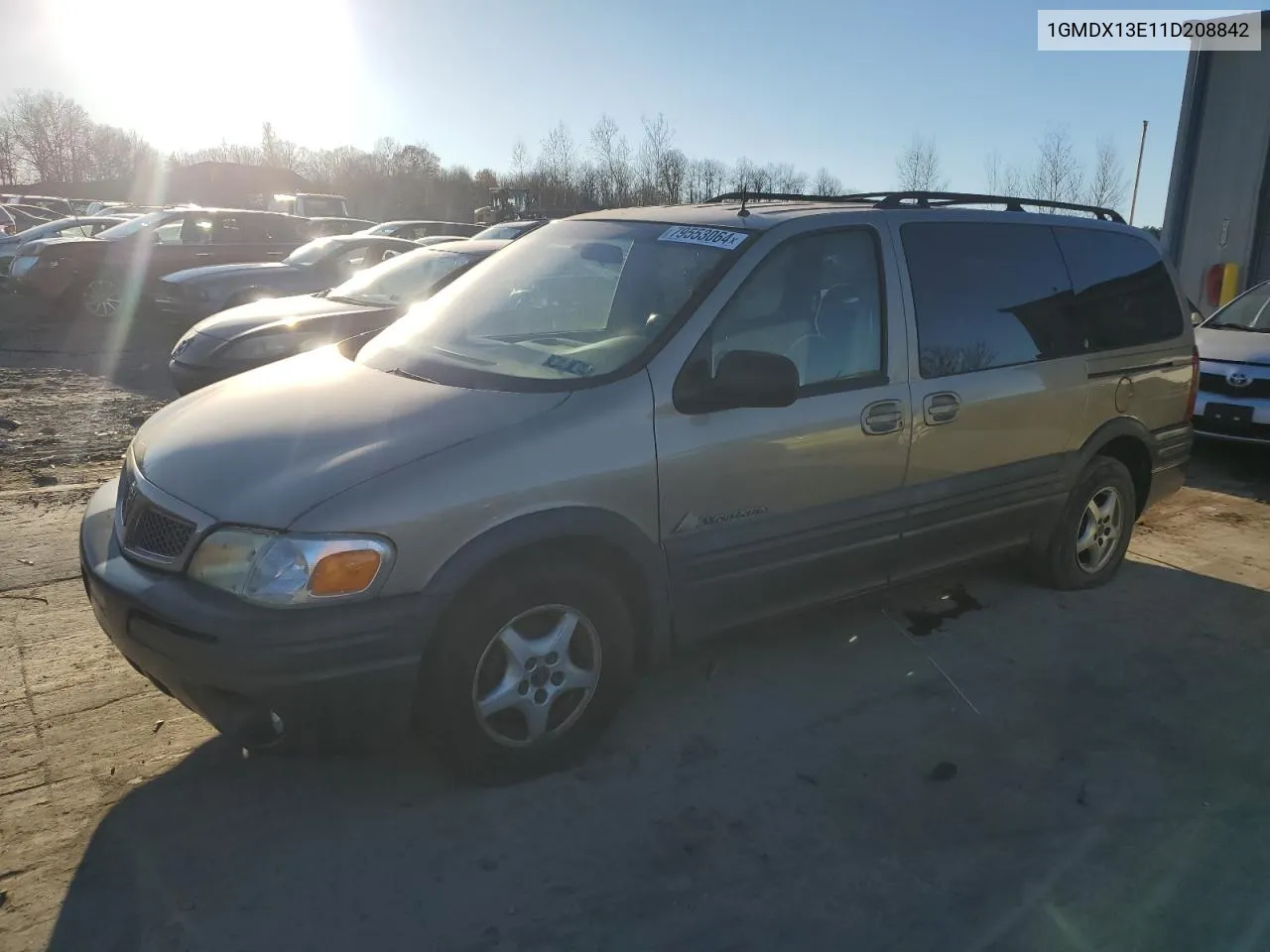 2001 Pontiac Montana Luxury VIN: 1GMDX13E11D208842 Lot: 79553064