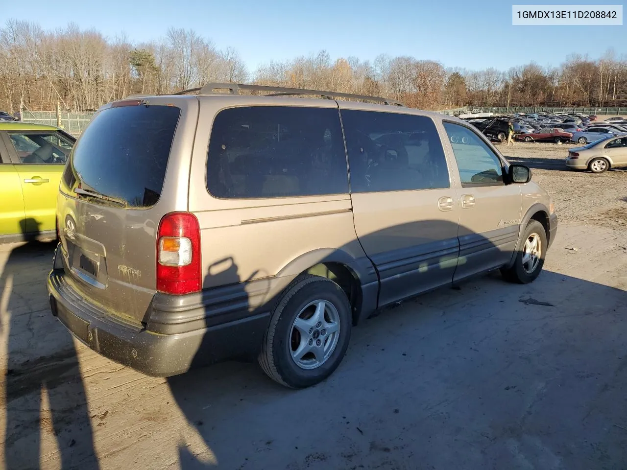 2001 Pontiac Montana Luxury VIN: 1GMDX13E11D208842 Lot: 79553064