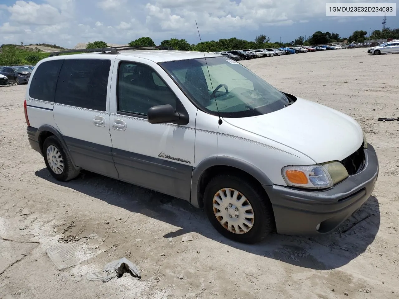 2002 Pontiac Montana Economy VIN: 1GMDU23E32D234083 Lot: 64022044