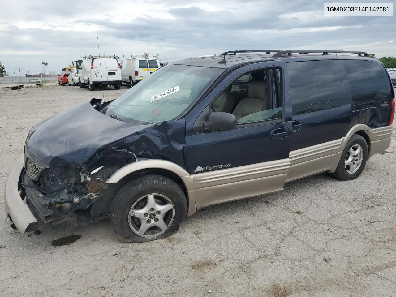 2004 Pontiac Montana VIN: 1GMDX03E14D142081 Lot: 60760644