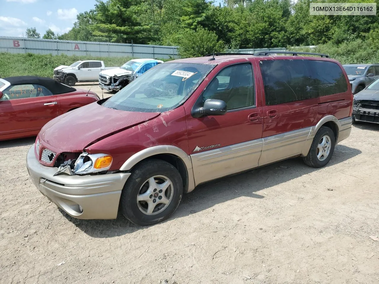 2004 Pontiac Montana Luxury VIN: 1GMDX13E64D116162 Lot: 66928304