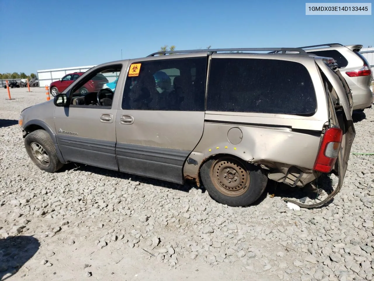 2004 Pontiac Montana VIN: 1GMDX03E14D133445 Lot: 73416534