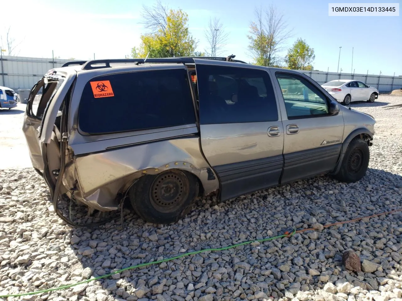 2004 Pontiac Montana VIN: 1GMDX03E14D133445 Lot: 73416534