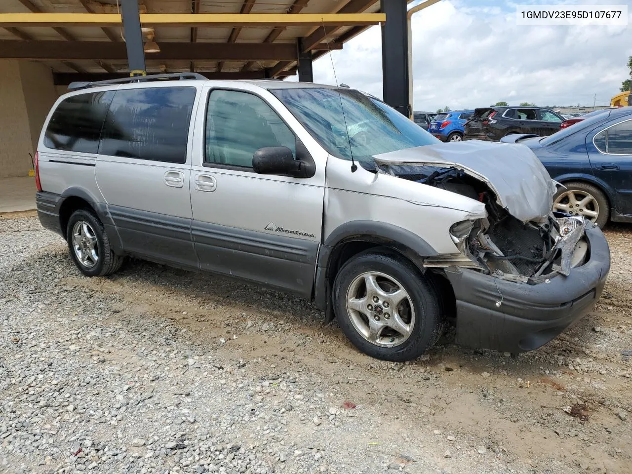 2005 Pontiac Montana VIN: 1GMDV23E95D107677 Lot: 62116194