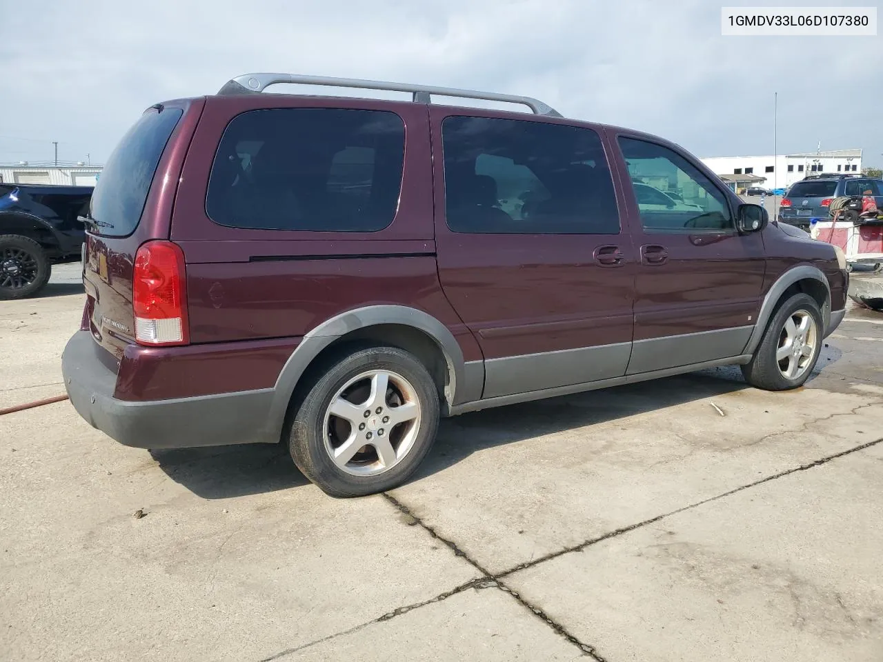 2006 Pontiac Montana Sv6 VIN: 1GMDV33L06D107380 Lot: 74397954