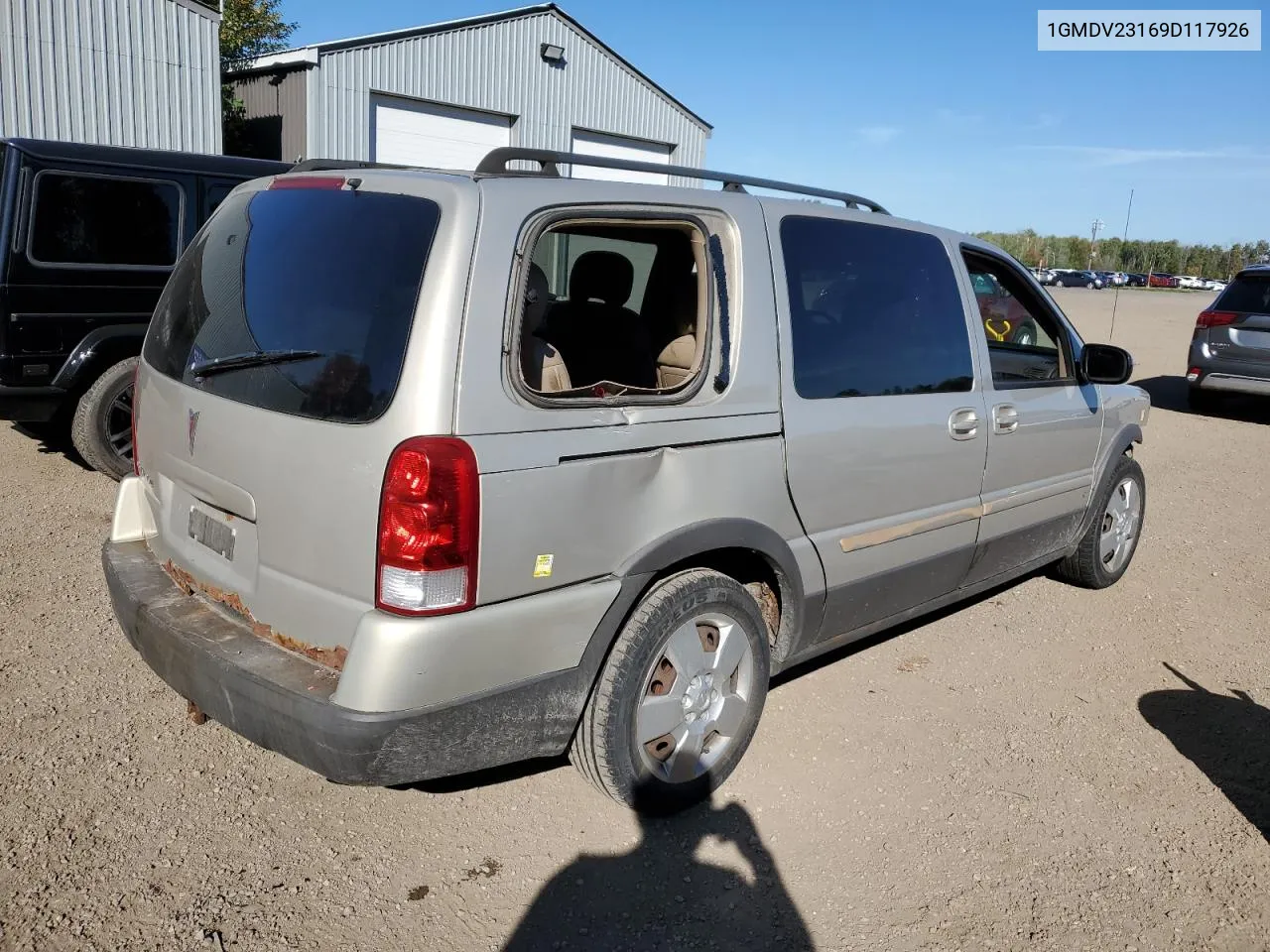 2009 Pontiac Montana Sv6 VIN: 1GMDV23169D117926 Lot: 73162894