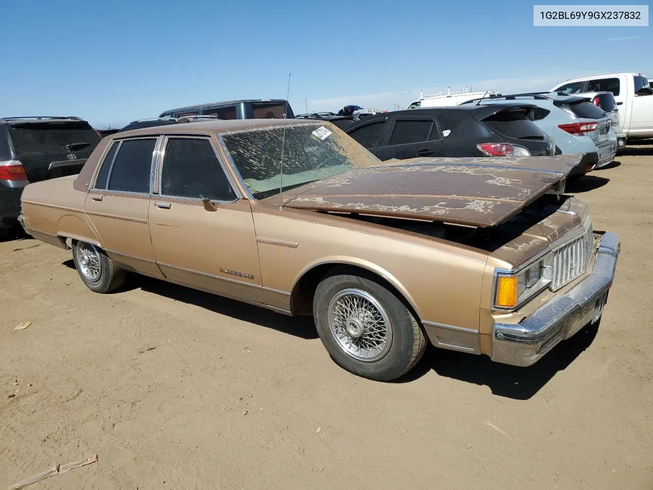 1986 Pontiac Parisienne VIN: 1G2BL69Y9GX237832 Lot: 72077214