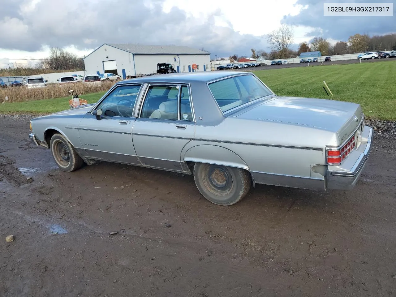 1986 Pontiac Parisienne VIN: 1G2BL69H3GX217317 Lot: 79230884