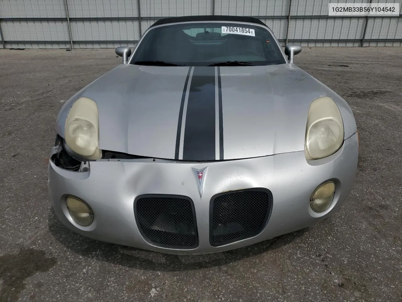 2006 Pontiac Solstice VIN: 1G2MB33B56Y104542 Lot: 70041854