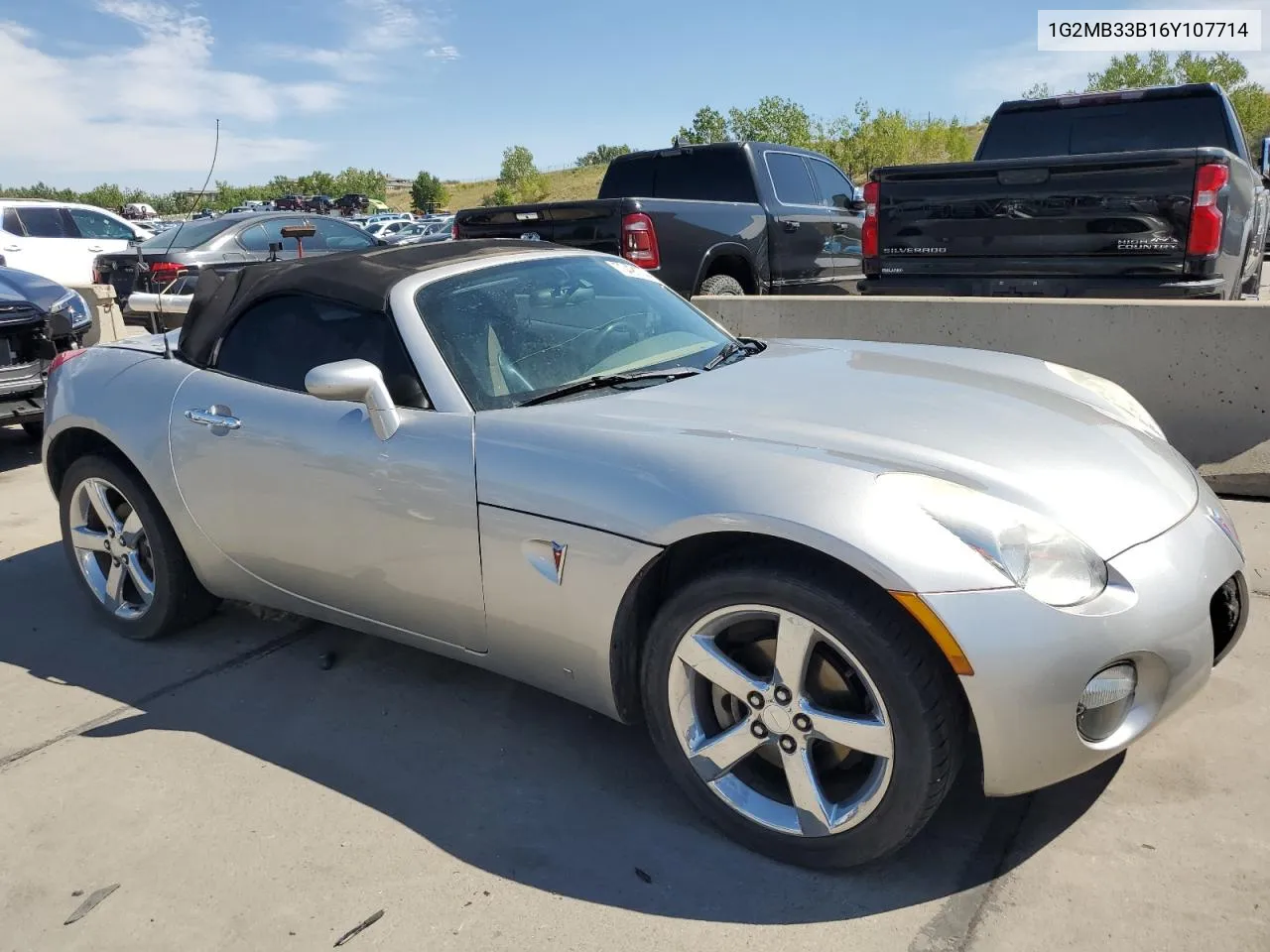 2006 Pontiac Solstice VIN: 1G2MB33B16Y107714 Lot: 70491744