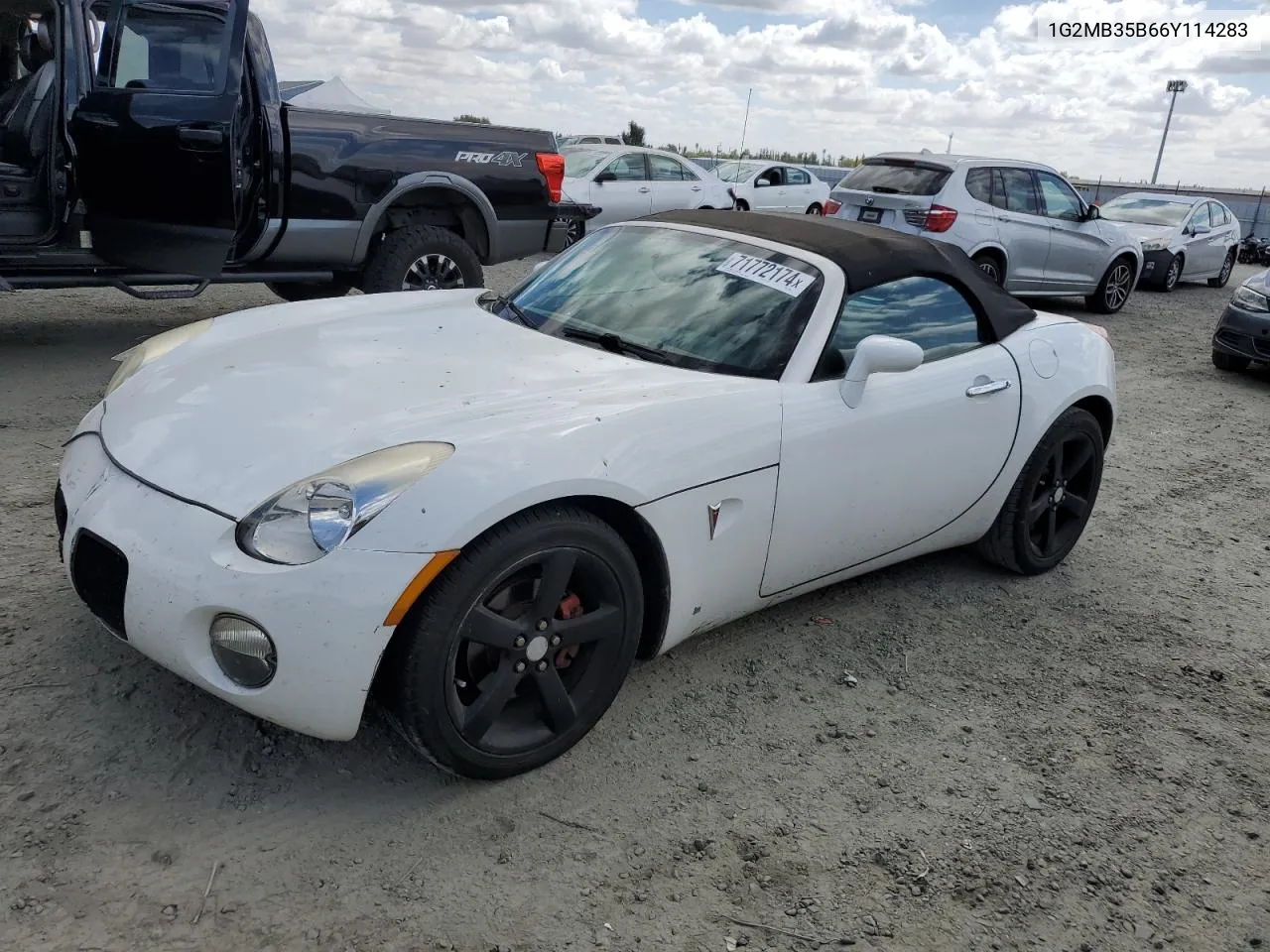 2006 Pontiac Solstice VIN: 1G2MB35B66Y114283 Lot: 71772174