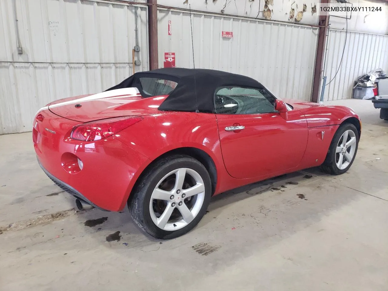 2006 Pontiac Solstice VIN: 1G2MB33BX6Y111244 Lot: 72023944