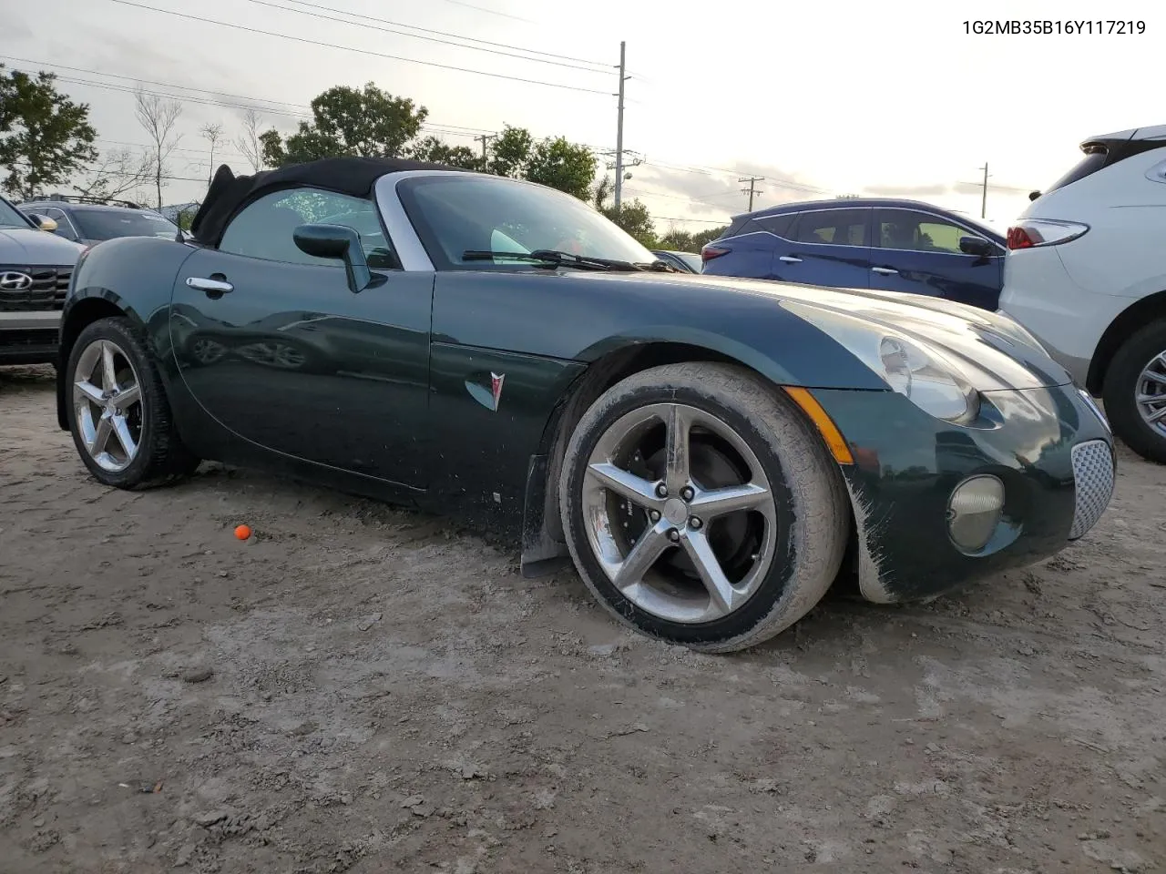 2006 Pontiac Solstice VIN: 1G2MB35B16Y117219 Lot: 73632454