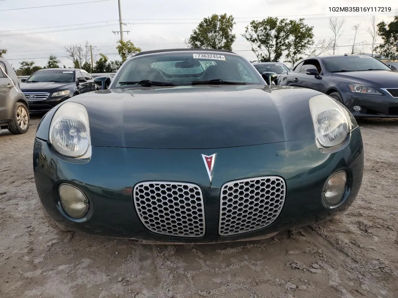 2006 Pontiac Solstice VIN: 1G2MB35B16Y117219 Lot: 73632454