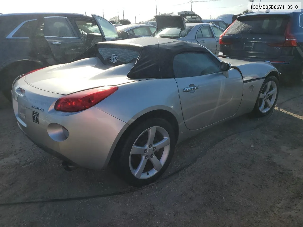 2006 Pontiac Solstice VIN: 1G2MB35B86Y113510 Lot: 73776054