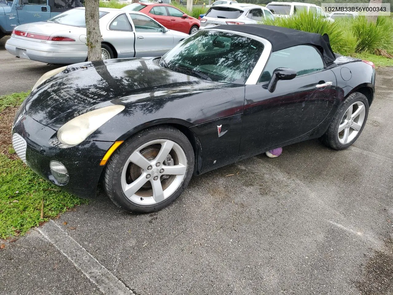 2006 Pontiac Solstice VIN: 1G2MB33B56Y000343 Lot: 74567004