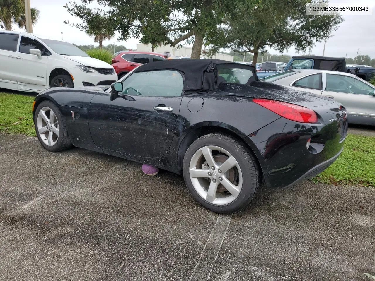 2006 Pontiac Solstice VIN: 1G2MB33B56Y000343 Lot: 74567004