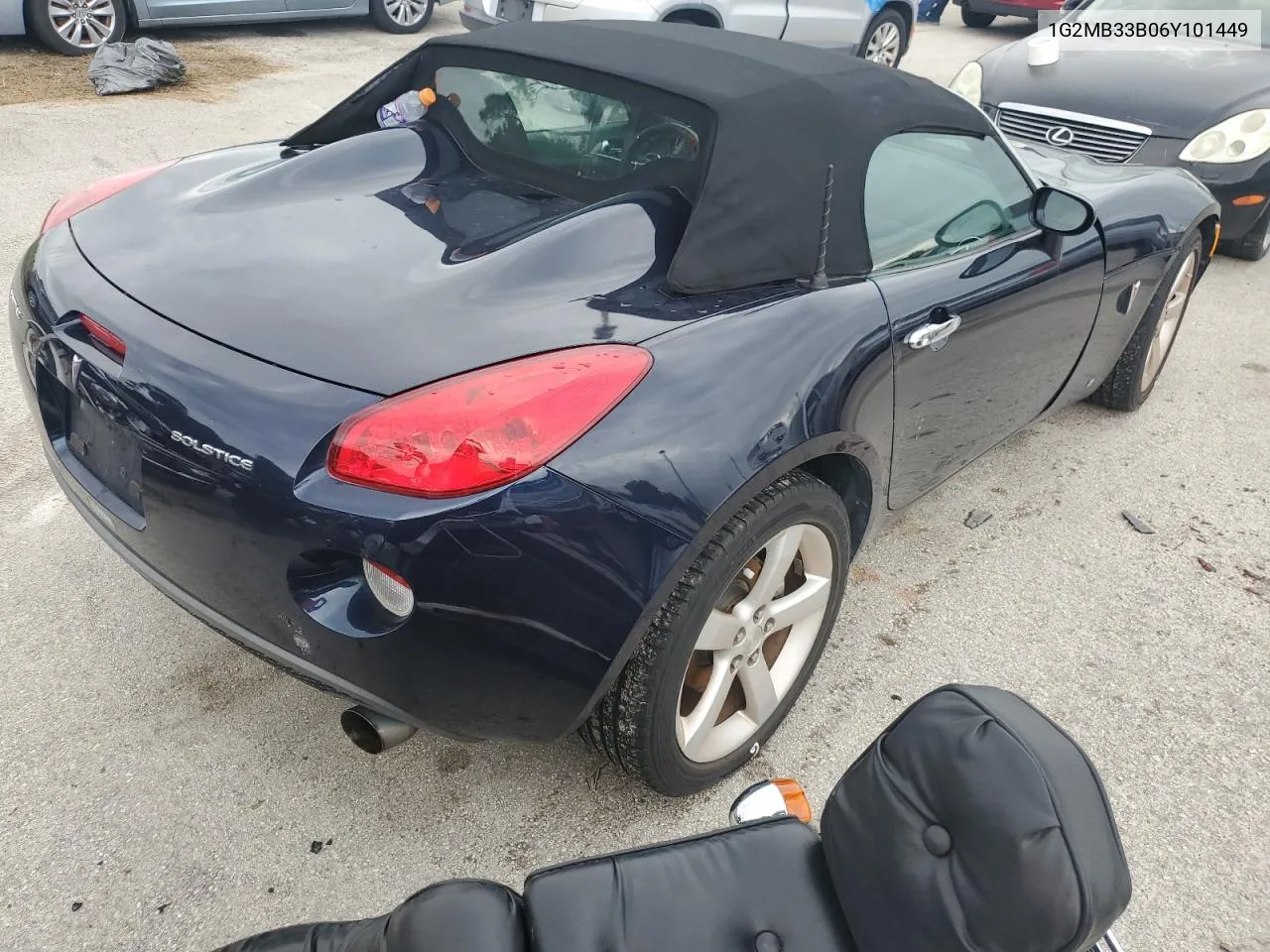 2006 Pontiac Solstice VIN: 1G2MB33B06Y101449 Lot: 74708724