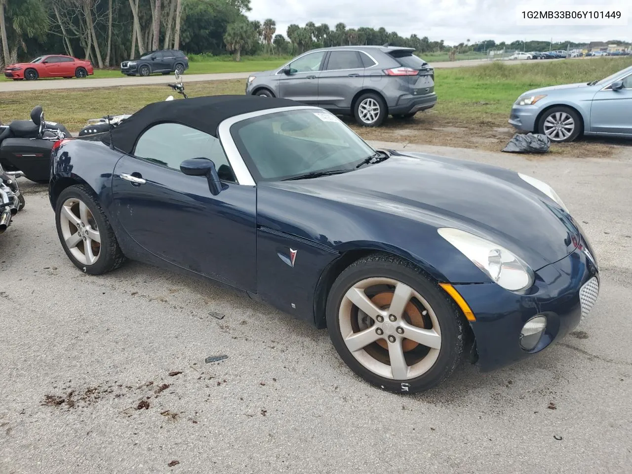 2006 Pontiac Solstice VIN: 1G2MB33B06Y101449 Lot: 74708724