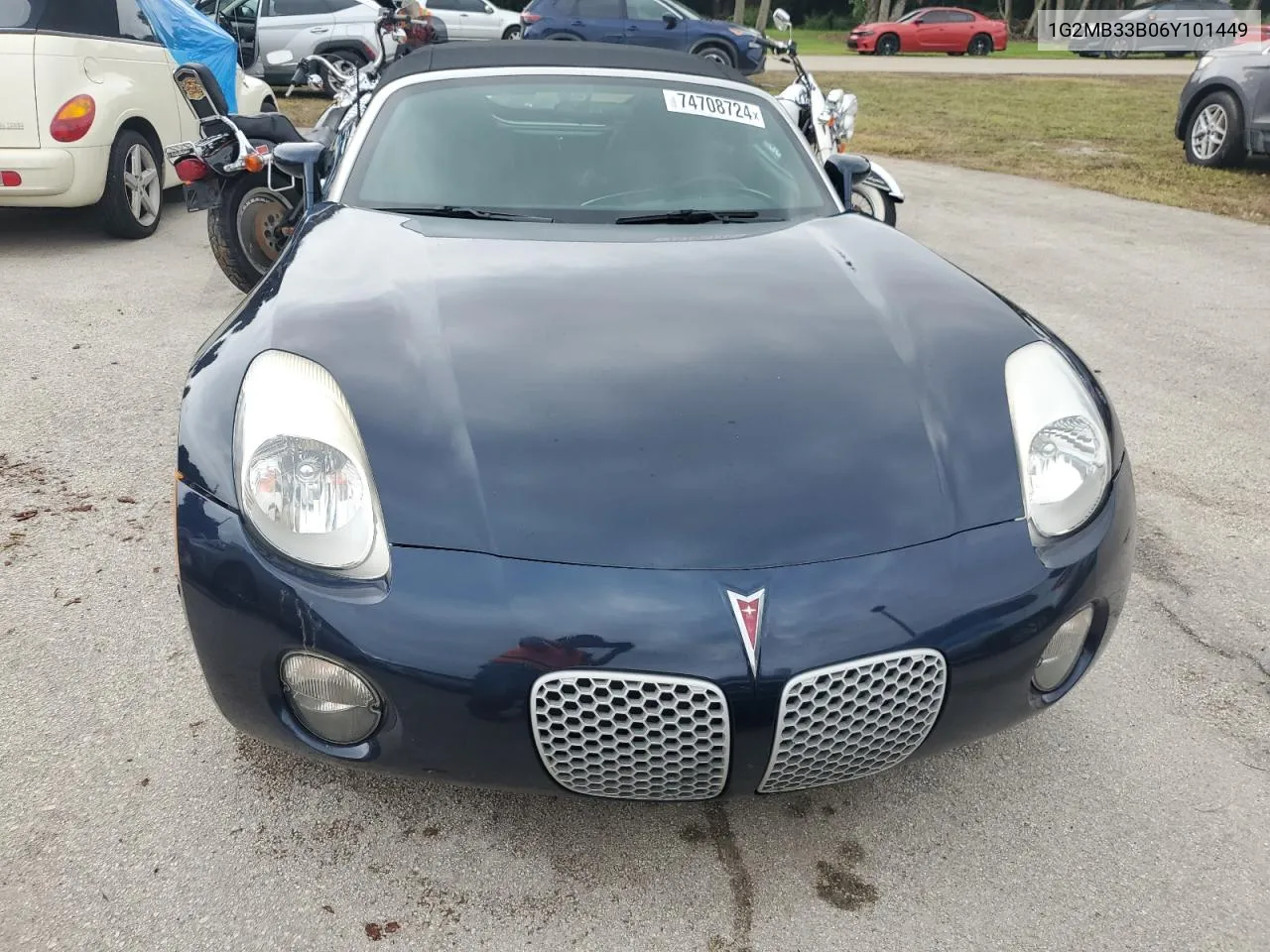 2006 Pontiac Solstice VIN: 1G2MB33B06Y101449 Lot: 74708724