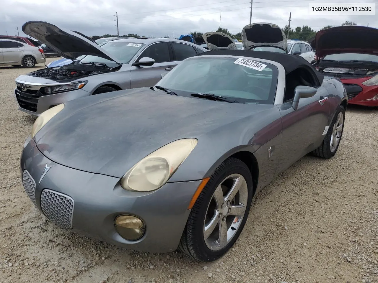 2006 Pontiac Solstice VIN: 1G2MB35B96Y112530 Lot: 75023734