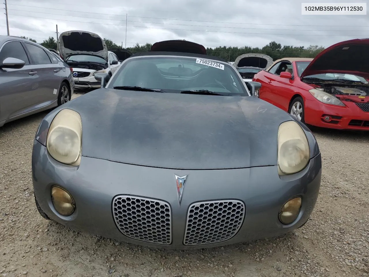 2006 Pontiac Solstice VIN: 1G2MB35B96Y112530 Lot: 75023734