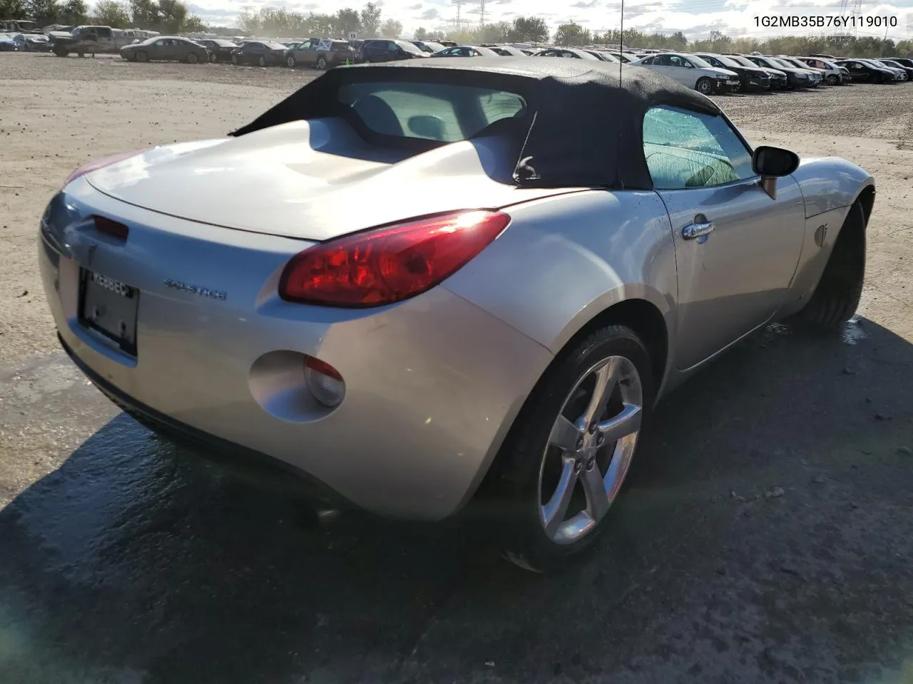 2006 Pontiac Solstice VIN: 1G2MB35B76Y119010 Lot: 75850454