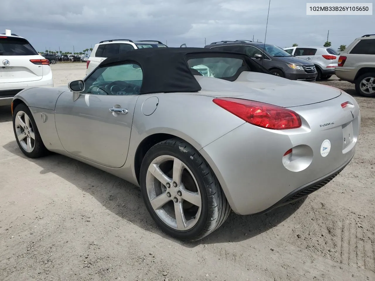 2006 Pontiac Solstice VIN: 1G2MB33B26Y105650 Lot: 76115444