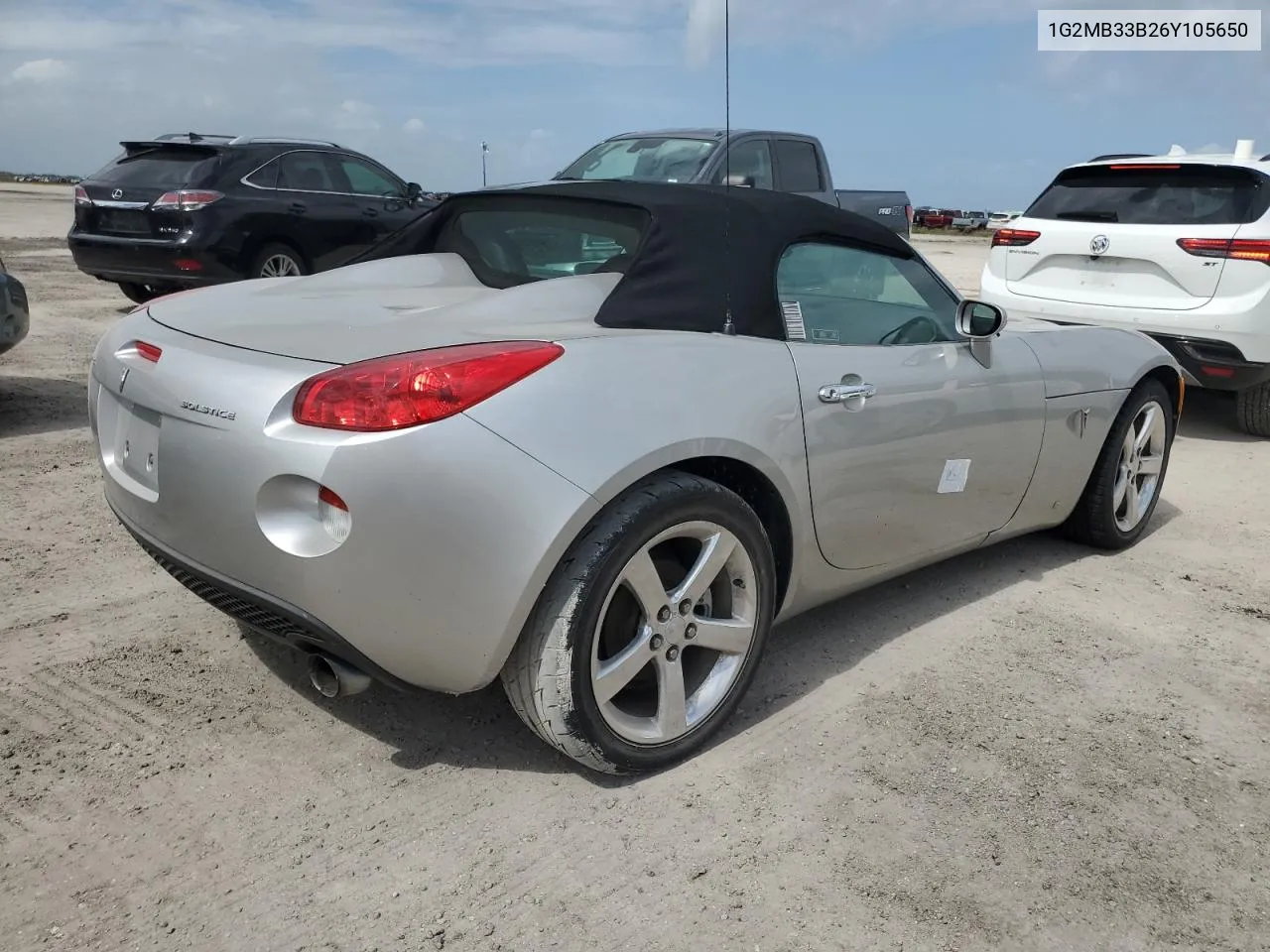 2006 Pontiac Solstice VIN: 1G2MB33B26Y105650 Lot: 76115444