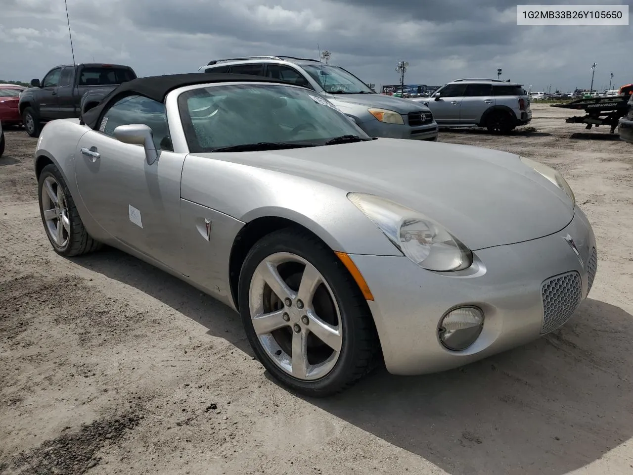 2006 Pontiac Solstice VIN: 1G2MB33B26Y105650 Lot: 76115444