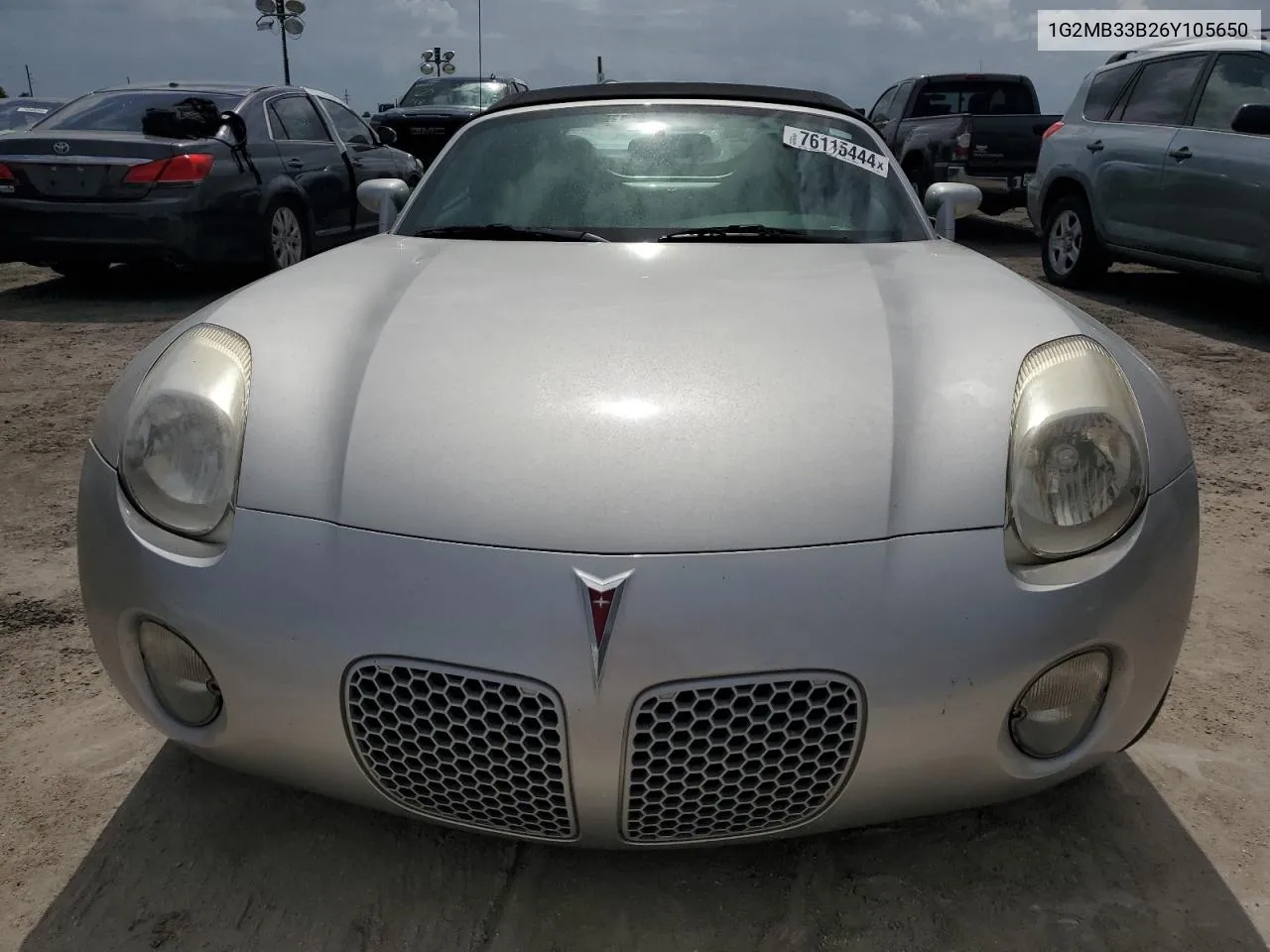 2006 Pontiac Solstice VIN: 1G2MB33B26Y105650 Lot: 76115444