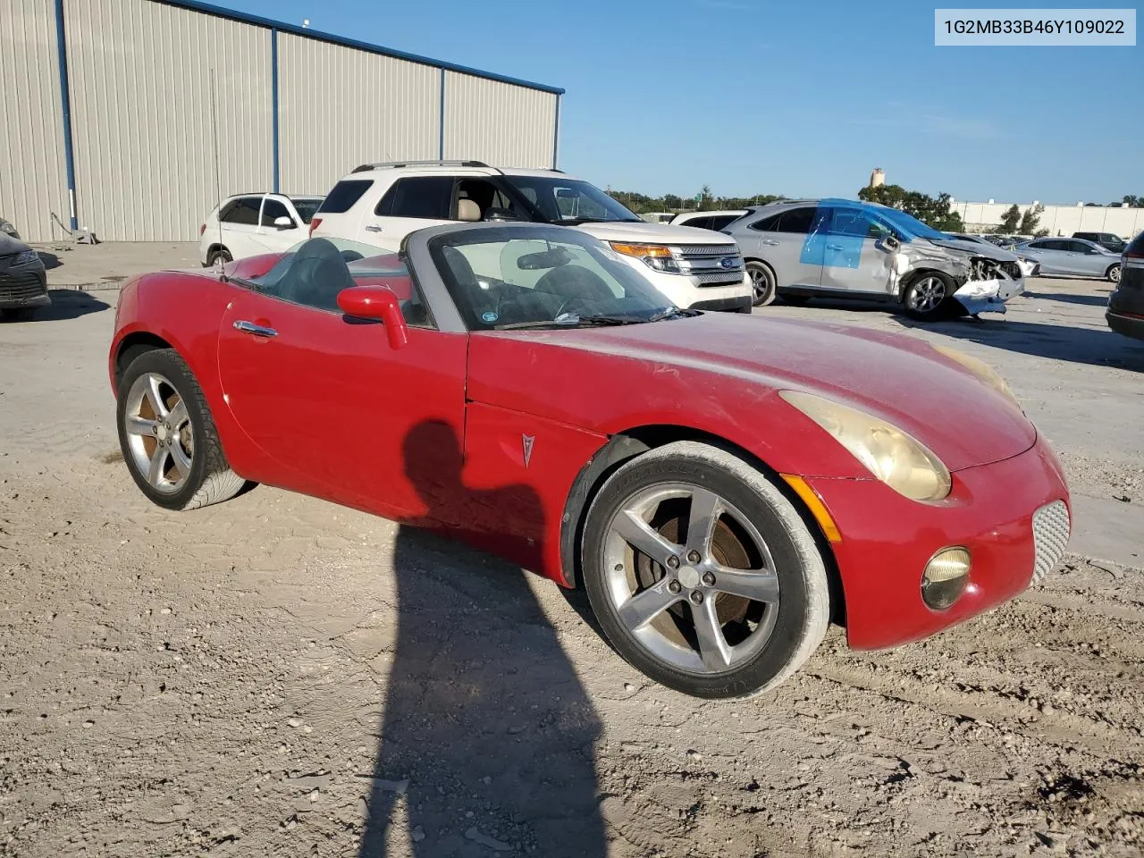 2006 Pontiac Solstice VIN: 1G2MB33B46Y109022 Lot: 77345184