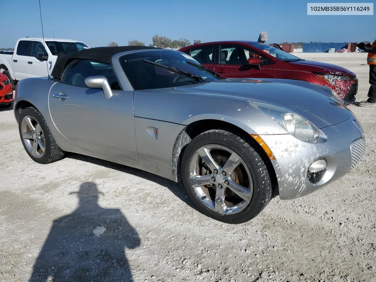 2006 Pontiac Solstice VIN: 1G2MB35B56Y116249 Lot: 77471704