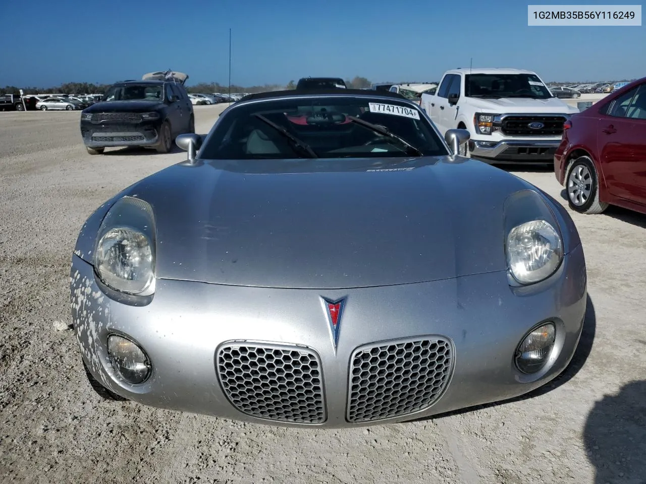 2006 Pontiac Solstice VIN: 1G2MB35B56Y116249 Lot: 77471704