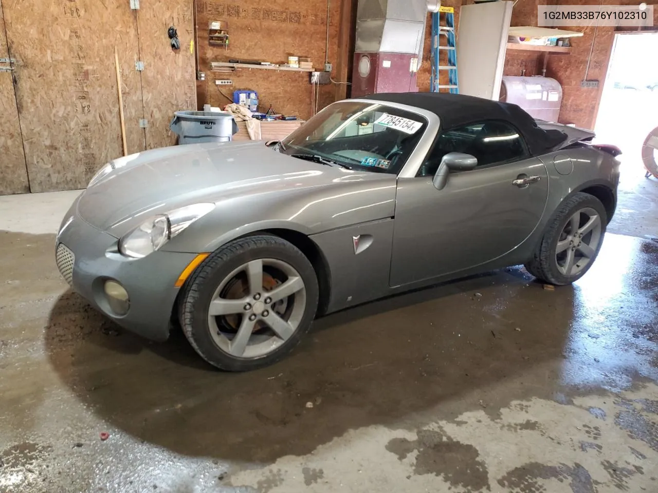 2006 Pontiac Solstice VIN: 1G2MB33B76Y102310 Lot: 77845154