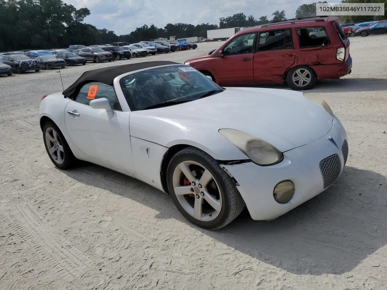 2006 Pontiac Solstice VIN: 1G2MB35B46Y117327 Lot: 77982244