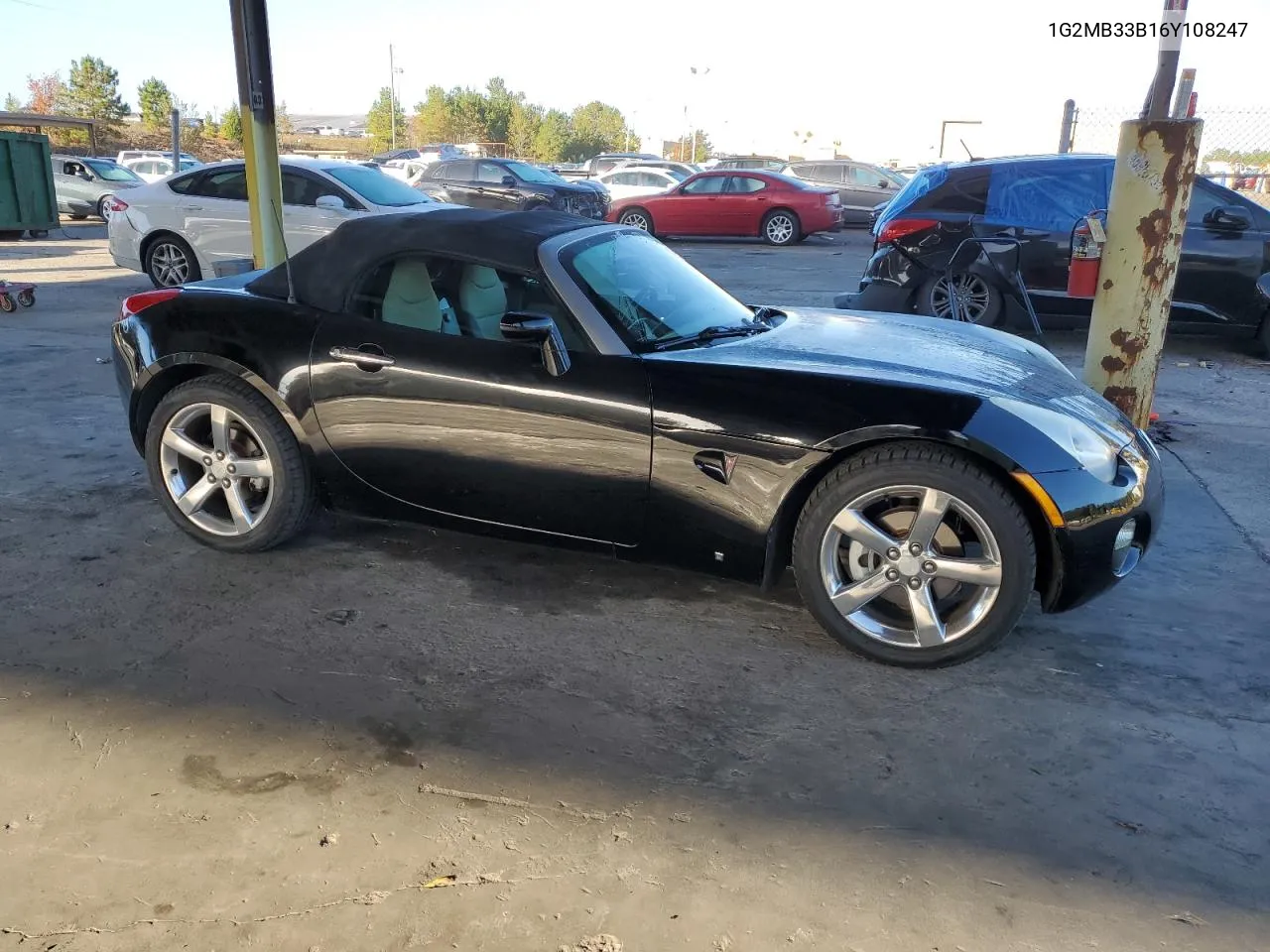 2006 Pontiac Solstice VIN: 1G2MB33B16Y108247 Lot: 78659294