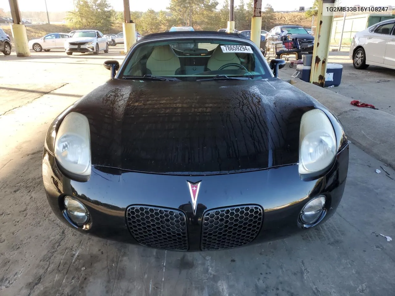 2006 Pontiac Solstice VIN: 1G2MB33B16Y108247 Lot: 78659294