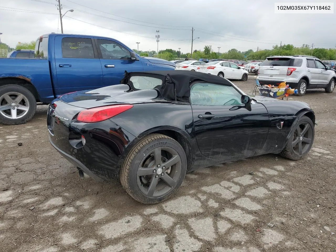 2007 Pontiac Solstice Gxp VIN: 1G2MG35X67Y118462 Lot: 53672514