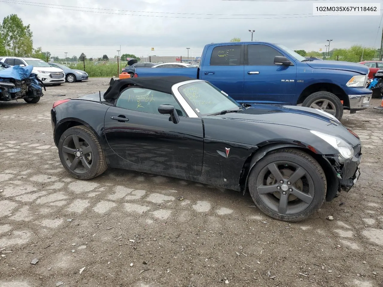 2007 Pontiac Solstice Gxp VIN: 1G2MG35X67Y118462 Lot: 53672514