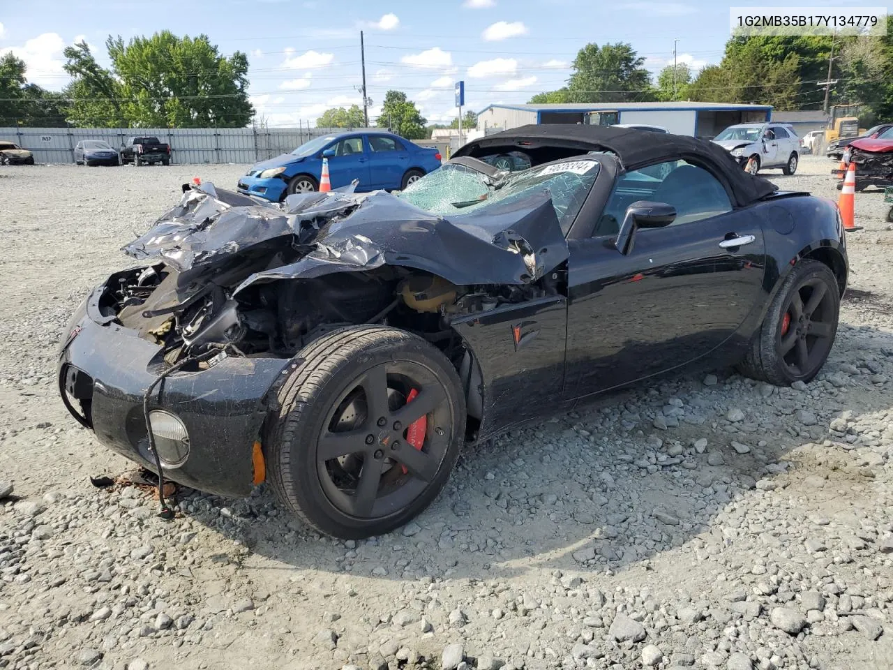 2007 Pontiac Solstice VIN: 1G2MB35B17Y134779 Lot: 59638334