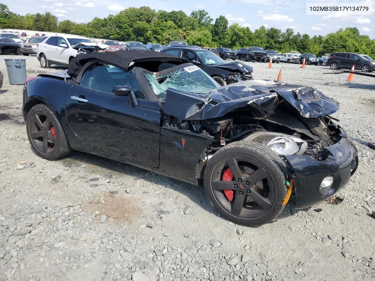 2007 Pontiac Solstice VIN: 1G2MB35B17Y134779 Lot: 59638334