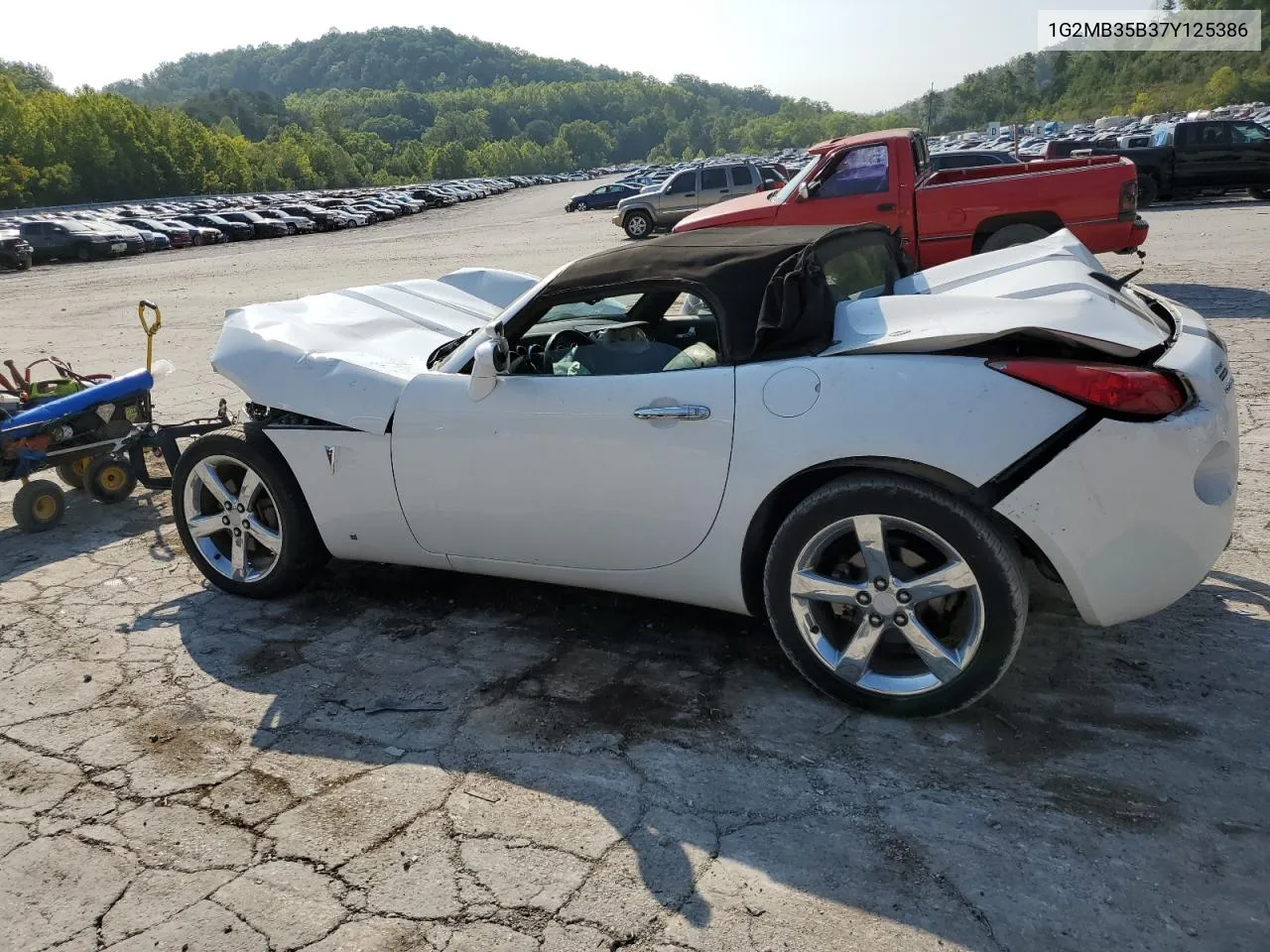 2007 Pontiac Solstice VIN: 1G2MB35B37Y125386 Lot: 69329034