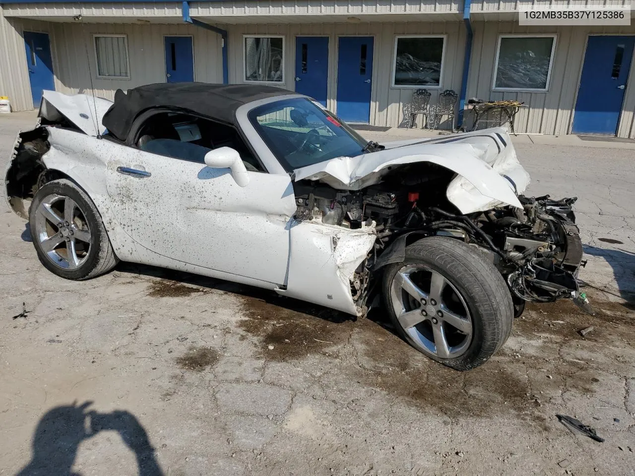 2007 Pontiac Solstice VIN: 1G2MB35B37Y125386 Lot: 69329034