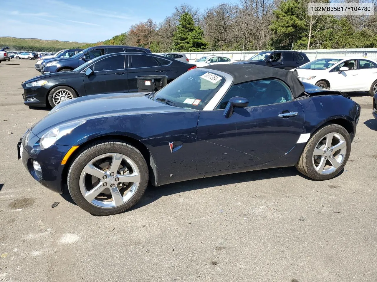 2007 Pontiac Solstice VIN: 1G2MB35B17Y104780 Lot: 70811264