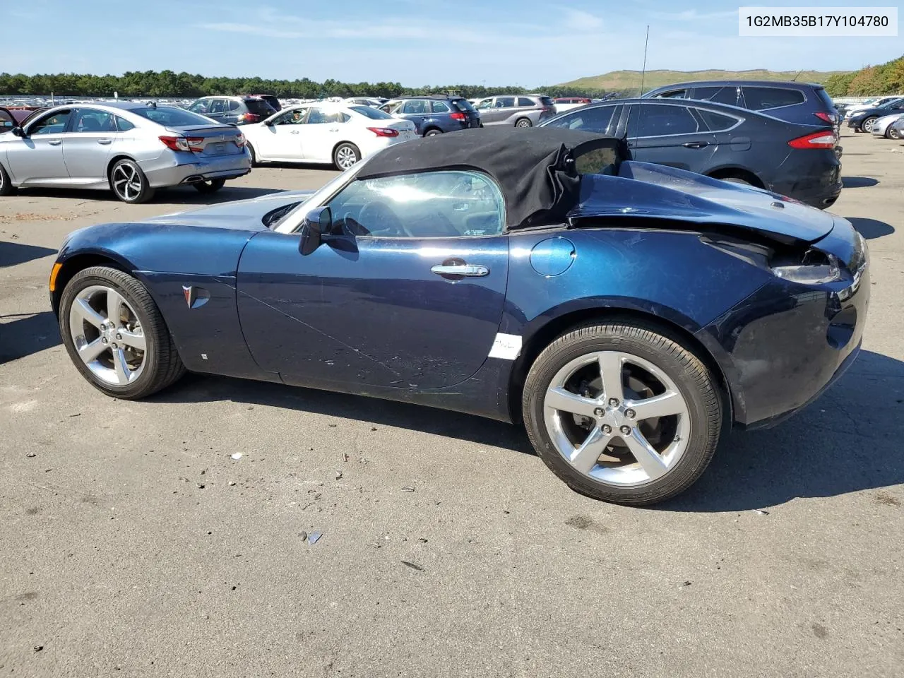 2007 Pontiac Solstice VIN: 1G2MB35B17Y104780 Lot: 70811264