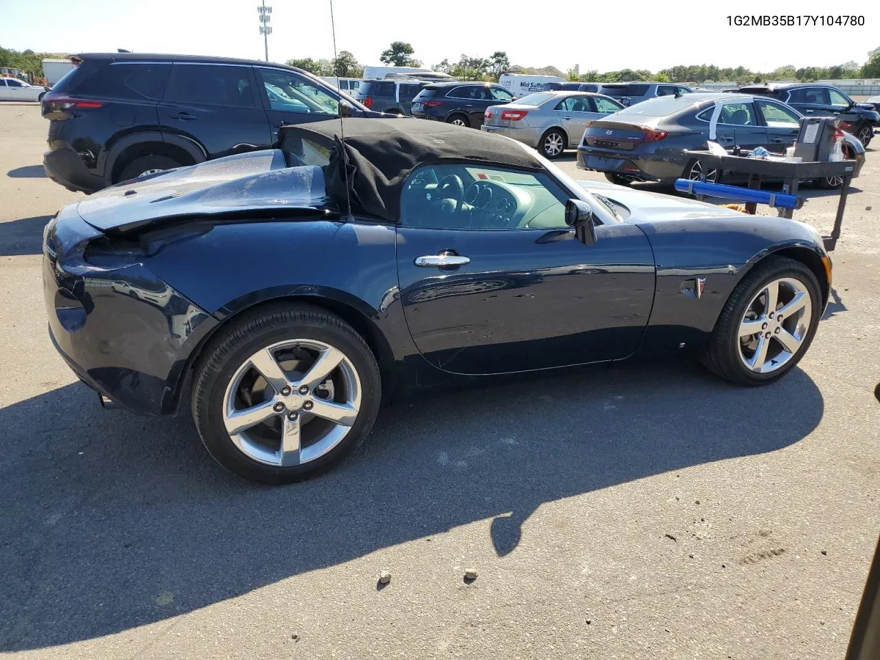 2007 Pontiac Solstice VIN: 1G2MB35B17Y104780 Lot: 70811264