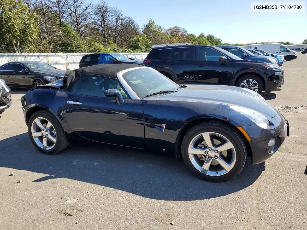 2007 Pontiac Solstice VIN: 1G2MB35B17Y104780 Lot: 70811264